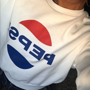 White Pepsi sweat shirt